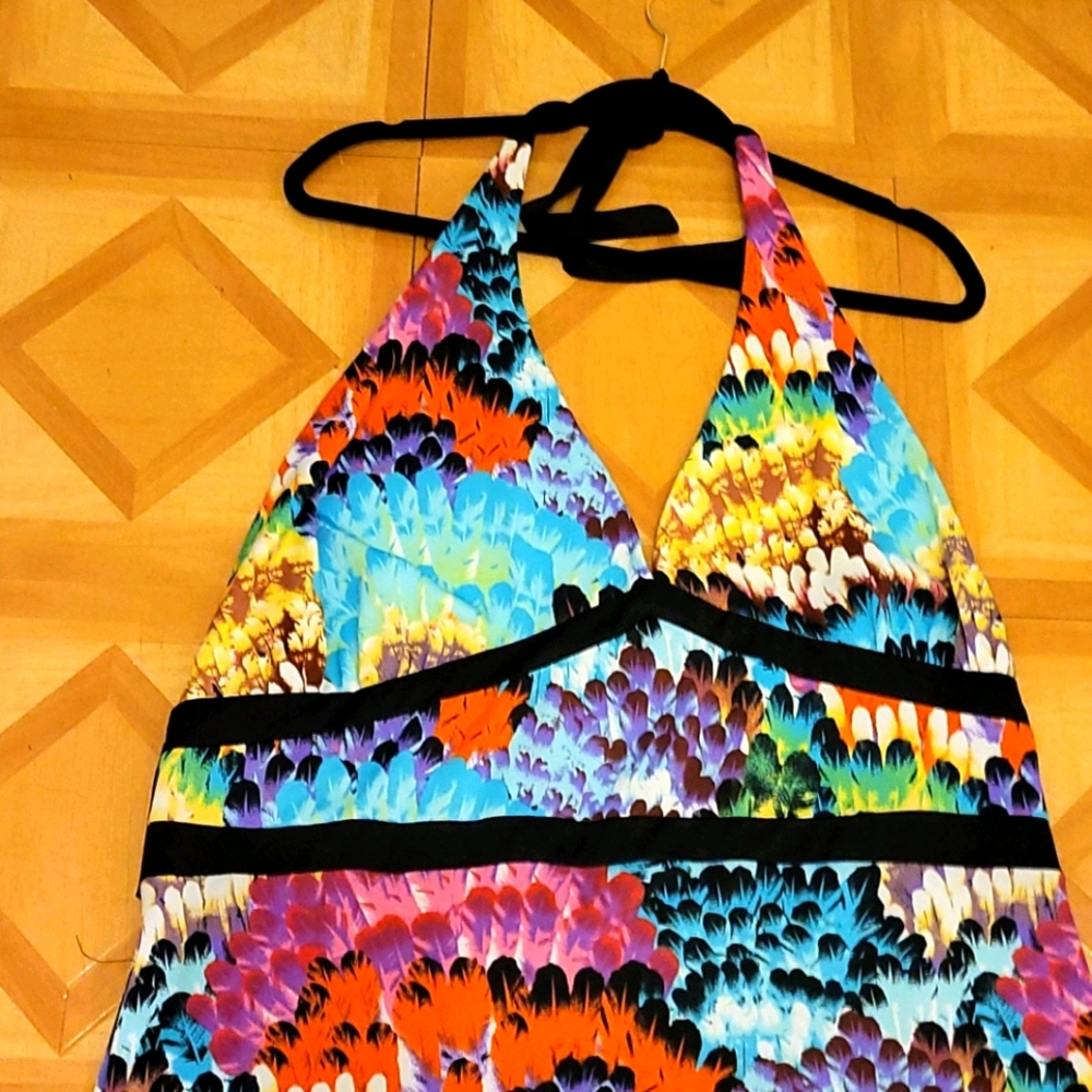 Halter top maxi dress